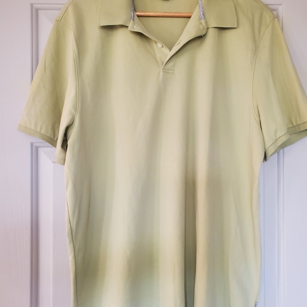 Calvin Klein Soft Green Polo Shirt